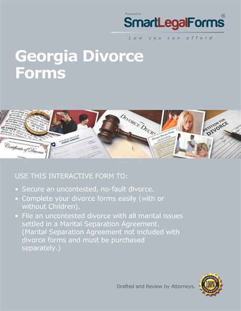 Georgia Divorce Forms – SmartLegalForms