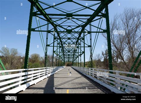 A Parker Camelback truss bridge Stock Photo - Alamy