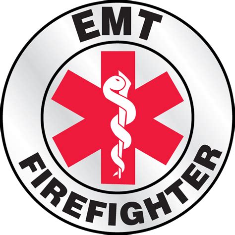 EMT Firefighter Emergency Response Reflective Helmet Sticker LHTL603