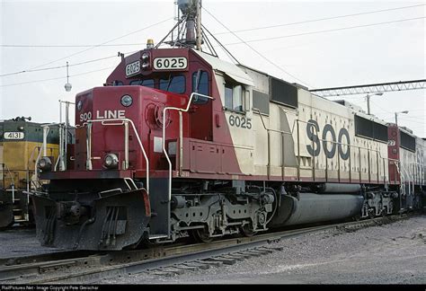 SOO 6025 Soo Line EMD SD60 at Butler, Wisconsin by Pete Greischar ...