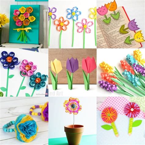 Flower Crafts for Kids - DIY Candy