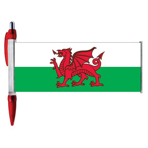 Welsh Flag Banner Pen | Emblem Print Products