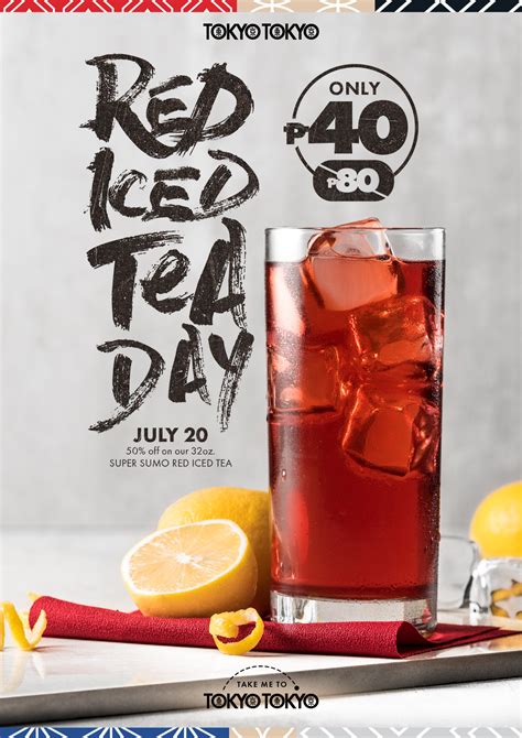 Tokyo Tokyo Red Iced Tea Day 2018 | Manila On Sale