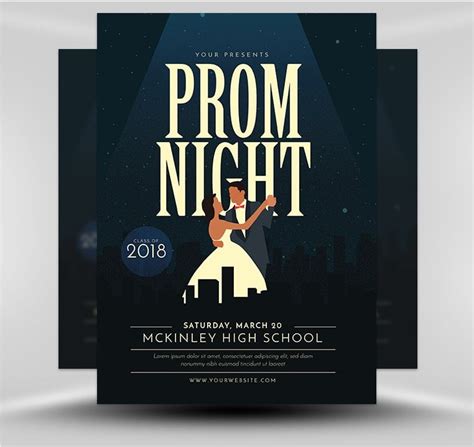 Prom Night Flyer Template v4 - FlyerHeroes