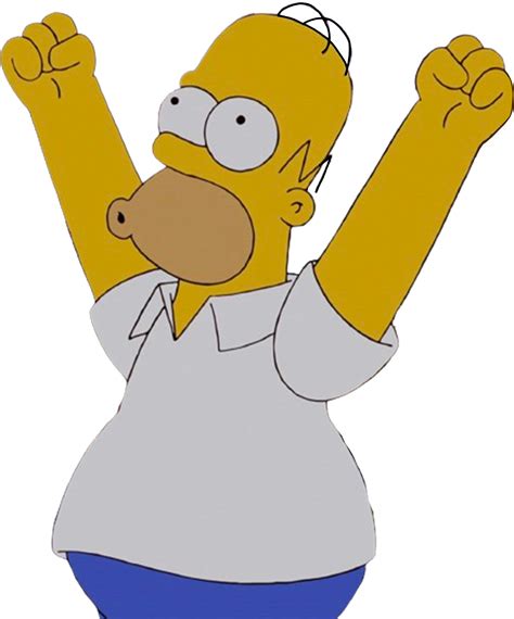 Homer Simpson shouting Woohoo! vector by HomerSimpson1983 on DeviantArt