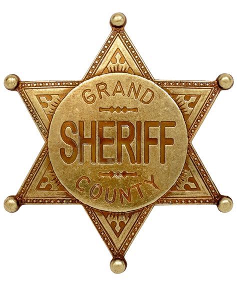 Sheriff badge PNG