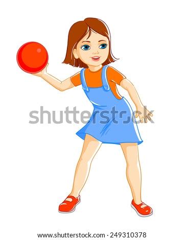 Girl Throwing Ball Stock Photos, Images, & Pictures | Shutterstock