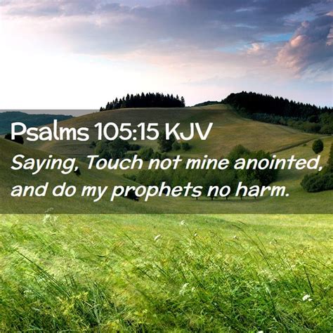 Psalms 105:15 KJV Bible Verse Images