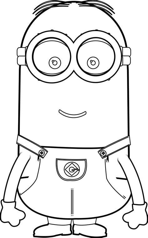 Minion Coloring Pages For Kids