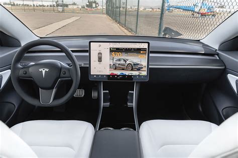 Tesla Model 3 Dashboard