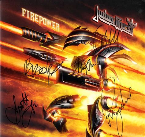 Lot Detail - Judas Priest Signed "Firepower " Record Album (BAS/Beckett ...