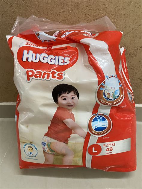 Huggies Diapers (L size), Babies & Kids, Bathing & Changing, Diapers ...