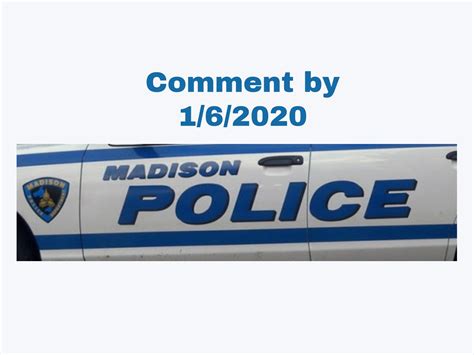 New Madison Police Policies for Comment - Forward Lookout