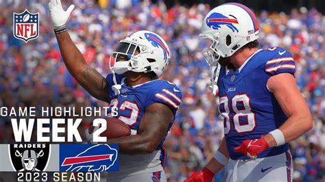 Las Vegas Raiders vs. Buffalo Bills Game Highlights | NFL 2023 Week 2 ...