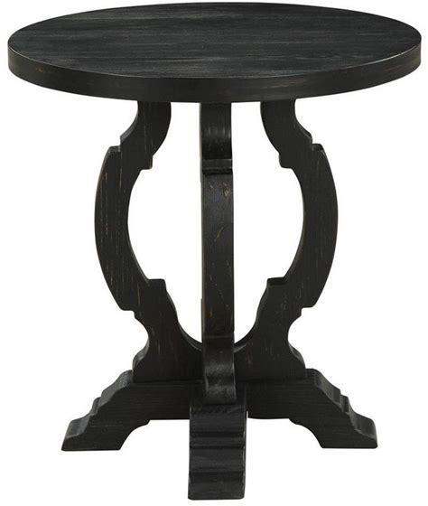 Coast2Coast Home™ Orchard Park Black Rub Accent Table | Big Sandy ...