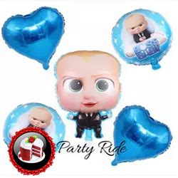 Boss Baby 9 Pcs Foil Balloons Set | Karachi Balloons & Decor