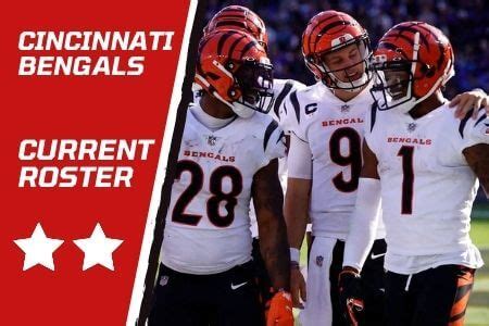 Cincinnati Bengals Roster & Lineup for 2022-23 - OT Sports