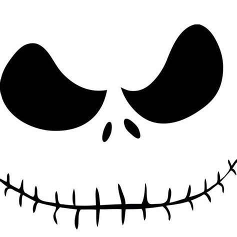Jack Skellington.... this could be pumpkin pattern | Nightmare before christmas decorations ...