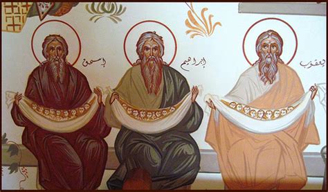 Isaac, Abraham and Jacob | inside the narthex of St John the… | Flickr