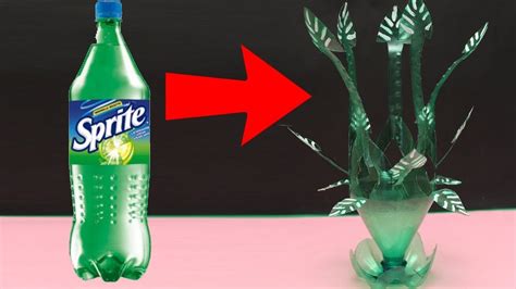 Best Out Of Waste Plastic Bottle flower Vase - DIY Crafts