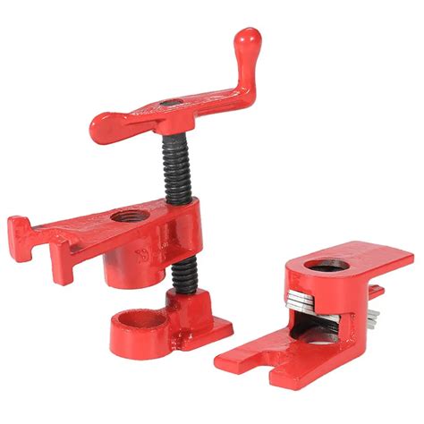 1/2 inch Heavy Duty Pipe Clamp Woodworking Wood Gluing Pipes Clamp Cast ...