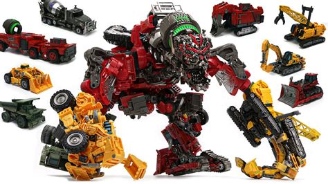 Transformers Movie 2 Rotf Studio Series Constructicon Devastator Combin 8 Vehicles Robot Toys ...