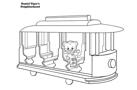 12 Free Printable Daniel Tiger's Neighborhood Coloring Pages