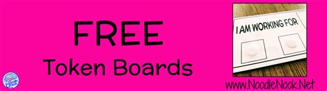 Free Token Boards - Reward System for Autism