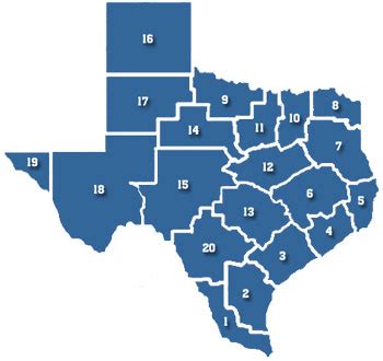 Texas School District Map By Region - Maps Model Online