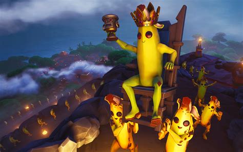 Fortnite Battle Royale, Peely The Banana King, 4K, #135 Wallpaper PC ...