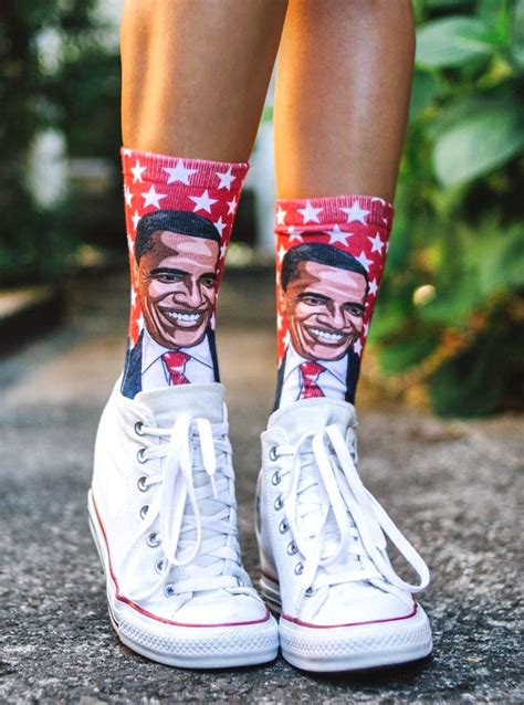 Obama Crew Socks – Living Royal