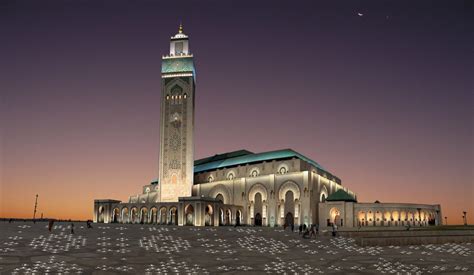 La Mosquée Hassan II à Casablanca - Ombrages