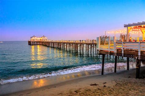 Malibu Pier at Night with Stars Stock Image - Image of experiece, drive: 41046961