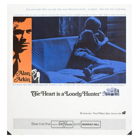 The Heart Is a Lonely Hunter 1968 U.S. Subway Card Film Poster | Chairish