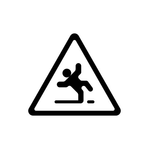 caution wet floor icon vector illustration design 17066922 Vector Art ...