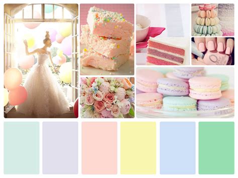 Pastel Mood Board | WeddingDates