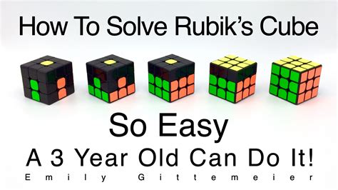 How to Solve a Rubik's Cube Easy Beginner Method