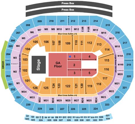 My Chemical Romance - Little Caesars Arena Seating Chart - Detroit