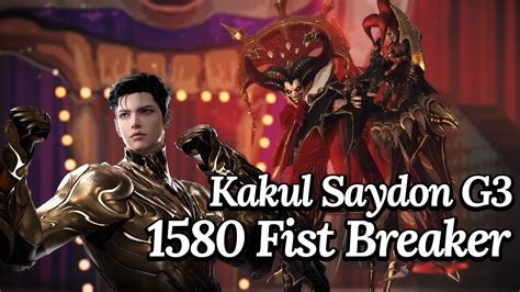 [Lost Ark]1580 Fist Breaker(Build 1.0) - Kakul Saydon G3 - YouTube