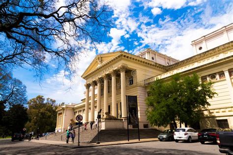 Facade of La Plata Museum and Beautiful Sky Editorial Image - Image of ...