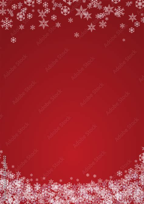 Festive vertical Christmas background and winter with copy space. snow ...