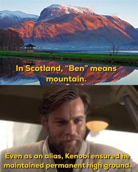 Obi Wan Ben(High ground) Larry ”Steve” Kenobi : r/PrequelMemes