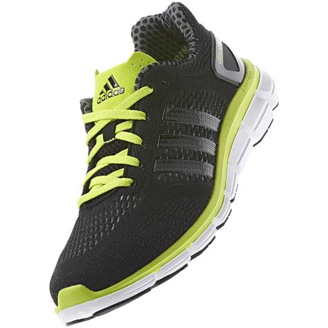 Adidas Mens ClimaCool Ride Running Shoes - Black/Solar-Slime - Tennisnuts.com