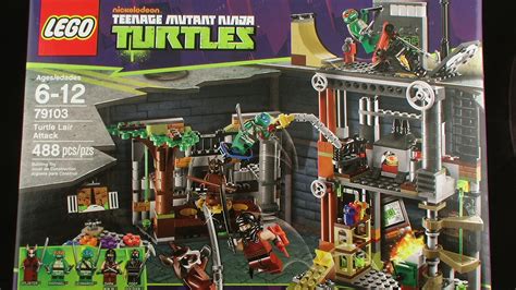 LEGO Teenage Mutant Ninja Turtles Set #79103 Turtle Lair Attack Video Review | Pixel-Dan.com