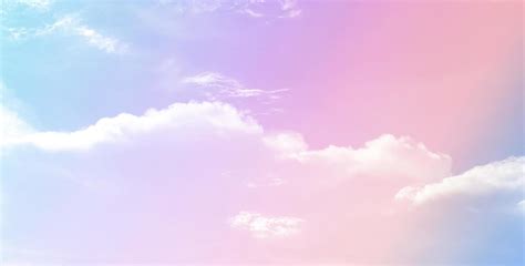 Pink pastel sky for background. Beautiful romantic dreamy clouds ...