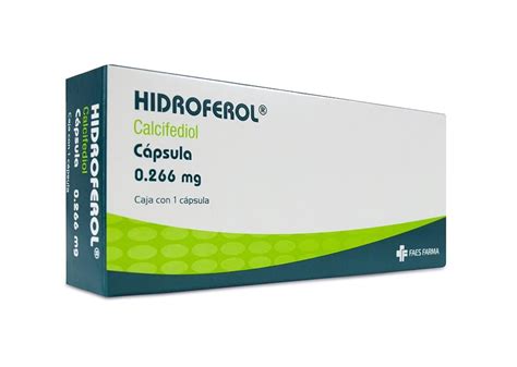 Hidroferol 0.266mg x 1 Caja con 1 Capsulas – Compre en línea en su ...