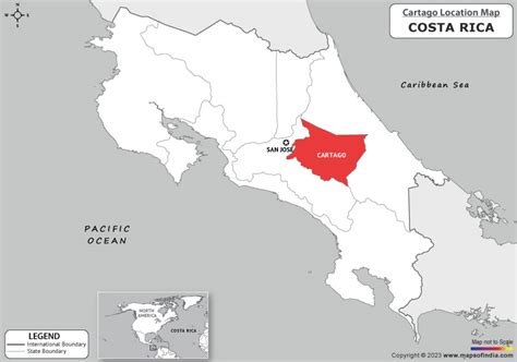 Where is Cartago Located in Costa Rica? | Cartago Location Map in the ...