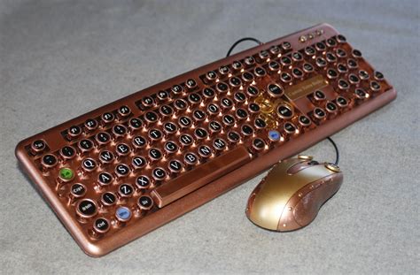 Steampunk keyboard | Steampunk keyboard, Retro design, Steampunk