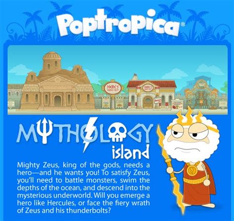 Poptropica mythology island walkthrough: Mythology Island walkthrough