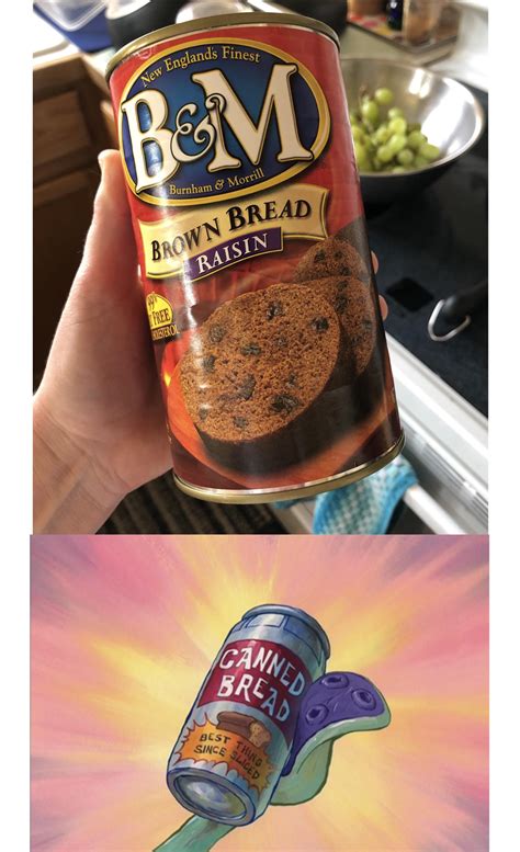 Canned bread, the best thing since sliced! A quarantine favorite. | /r/BikiniBottomTwitter ...